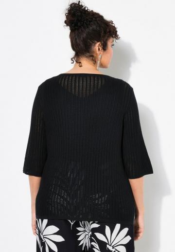 Пуловер с рукавом три четверти