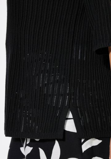 Пуловер с рукавом три четверти