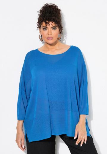 Пуловер с рукавом три четверти