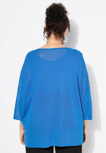 Пуловер с рукавом три четверти