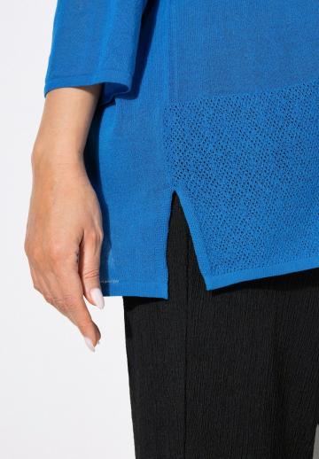 Пуловер с рукавом три четверти