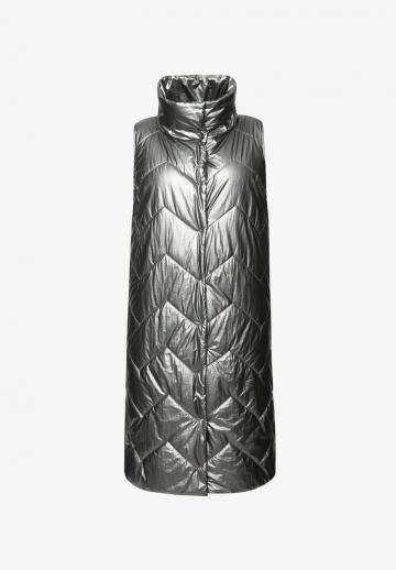 Длинный жилет