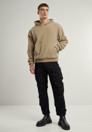 Брюки с накладными карманами