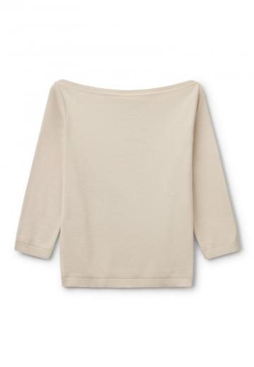 Пуловер с рукавом три четверти