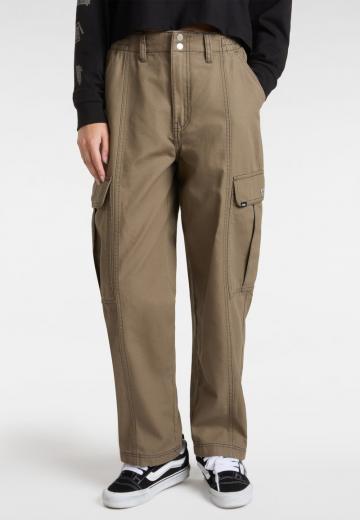 Брюки с накладными карманами