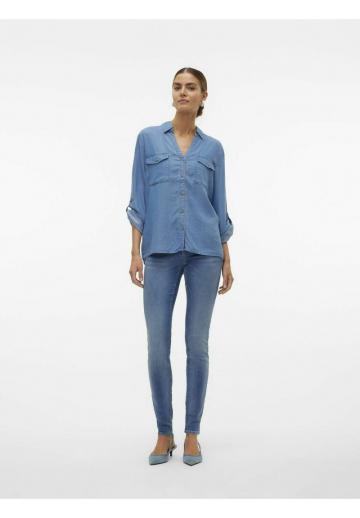 Джинсовая блузка