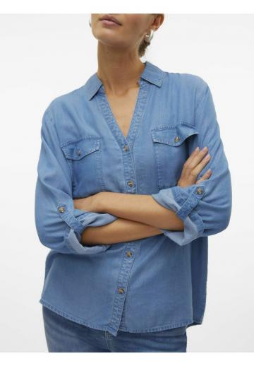 Джинсовая блузка