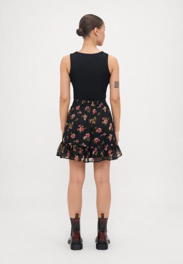 Юбка с воланами