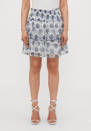 Юбка с воланами