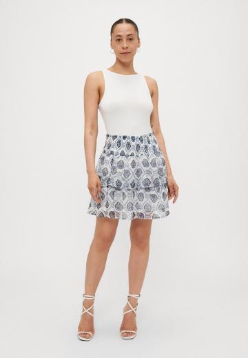 Юбка с воланами