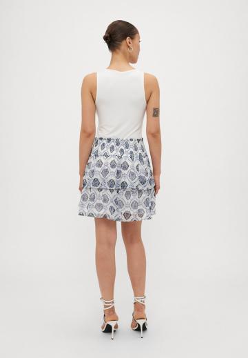 Юбка с воланами