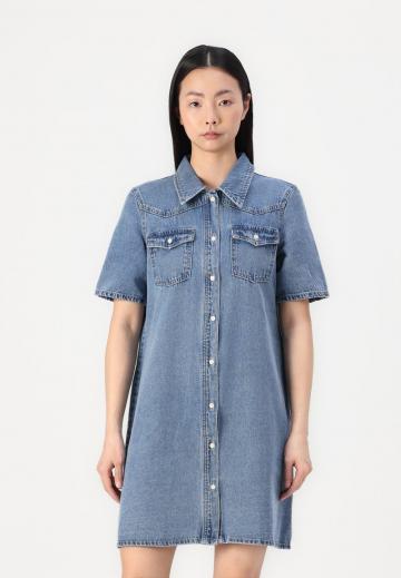 Джинсовое платье