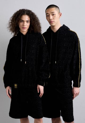 Пуловер с капюшоном