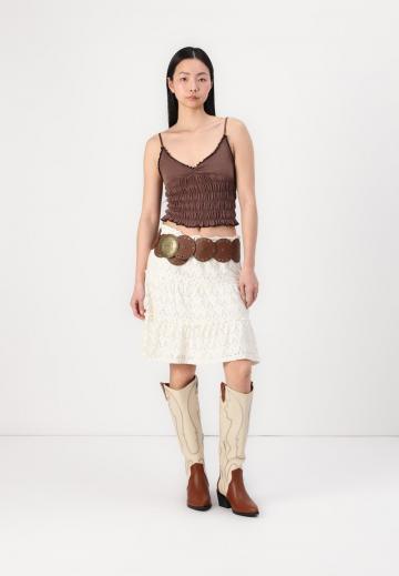 Юбка с воланами