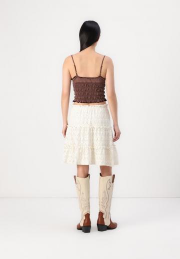 Юбка с воланами