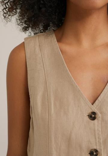 Джинсовая жилетка