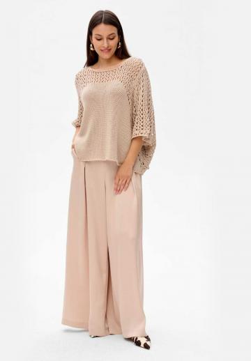 Пуловер с рукавом три четверти