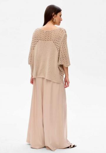 Пуловер с рукавом три четверти