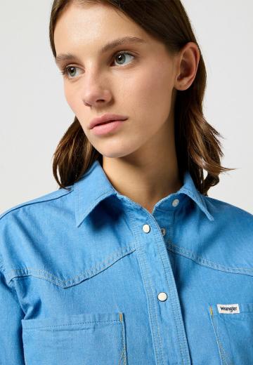 Джинсовая блузка