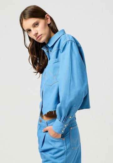 Джинсовая блузка