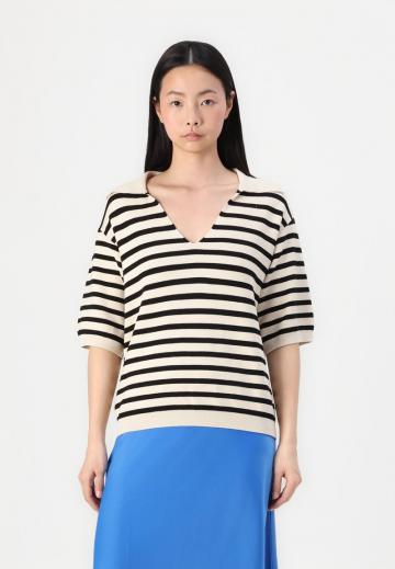 Пуловер с коротким рукавом