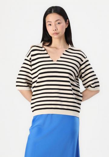 Пуловер с коротким рукавом