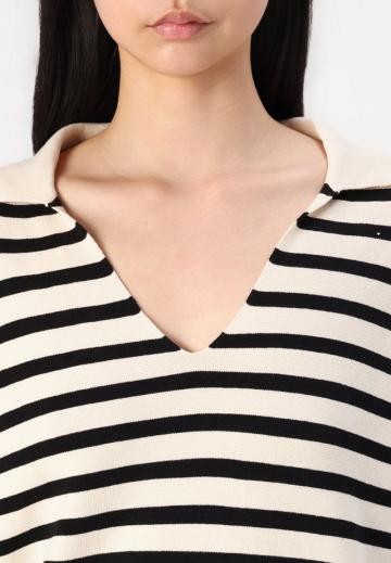 Пуловер с коротким рукавом