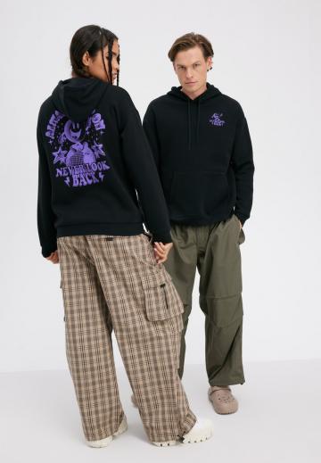 Пуловер с капюшоном