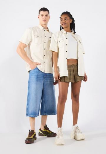 Джинсовая блузка