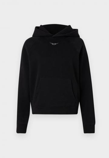 Пуловер с капюшоном