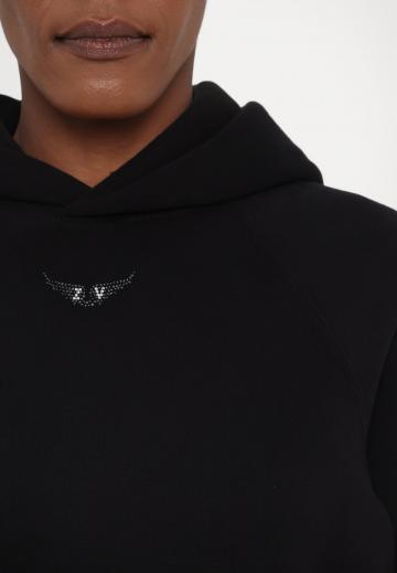 Пуловер с капюшоном