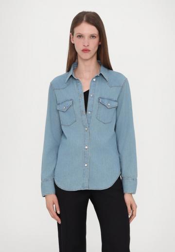 Джинсовая блузка