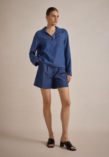 Джинсовая блузка