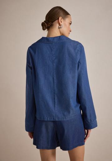 Джинсовая блузка