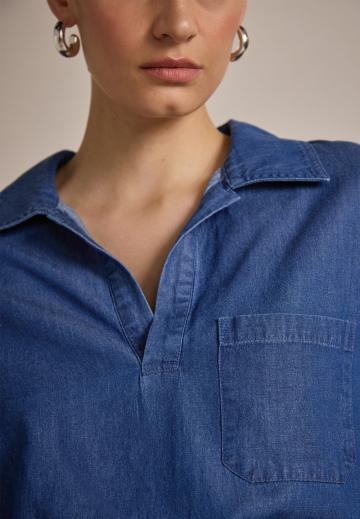 Джинсовая блузка