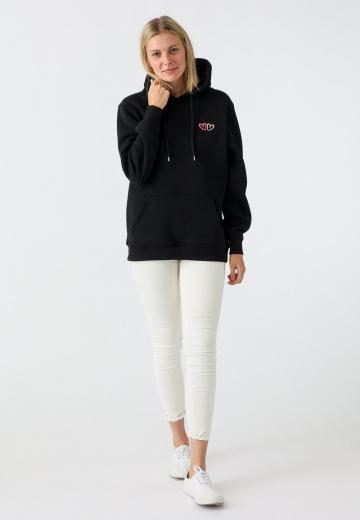 Пуловер с капюшоном