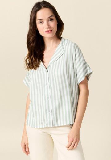 Атласная блузка