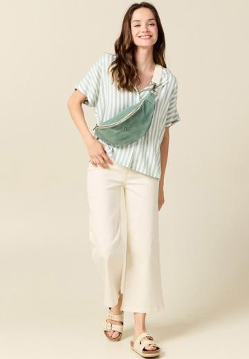 Атласная блузка