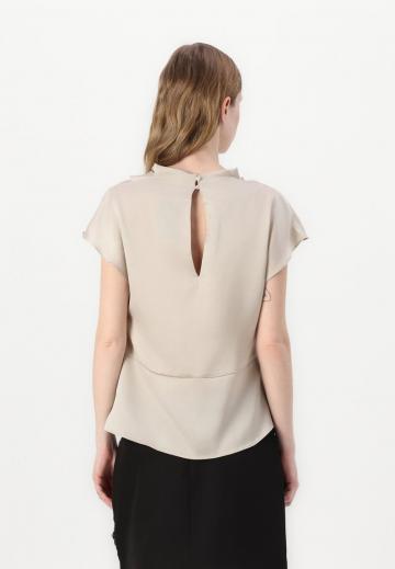 Атласная блузка
