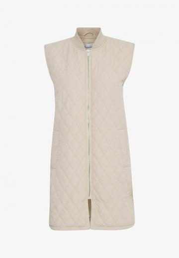 Длинный жилет