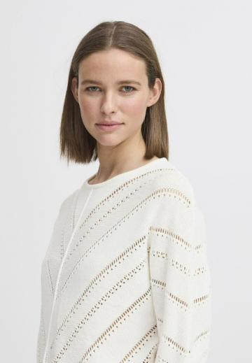 Пуловер с рукавом три четверти