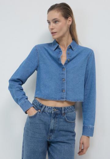 Джинсовая блузка