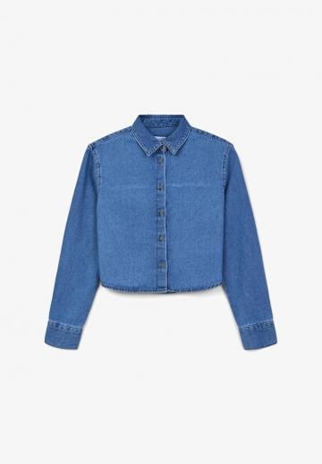 Джинсовая блузка