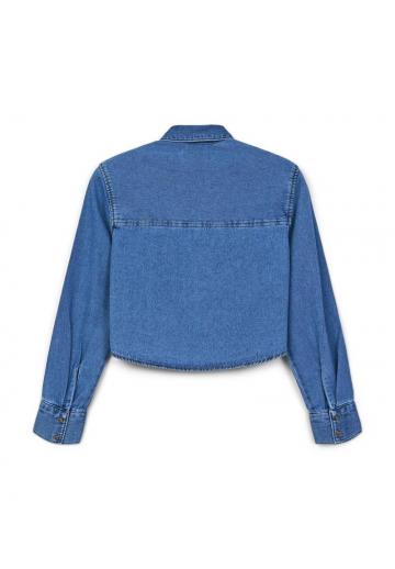 Джинсовая блузка