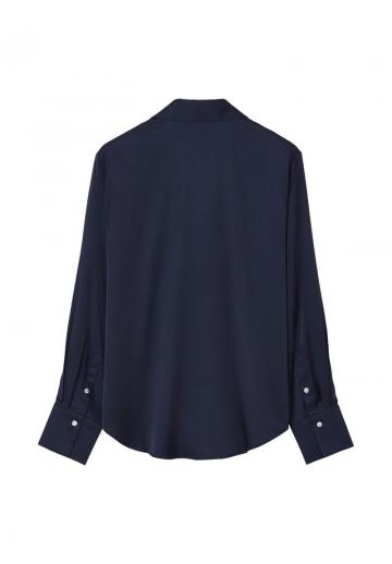 Атласная блузка