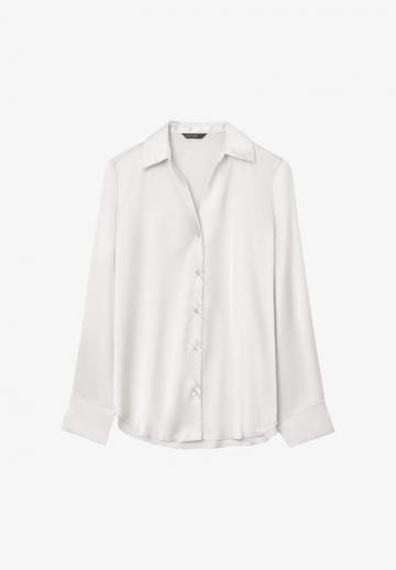 Атласная блузка