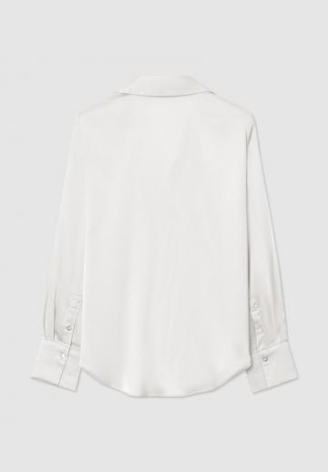 Атласная блузка