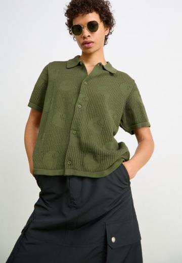 Юбка с накладными карманами