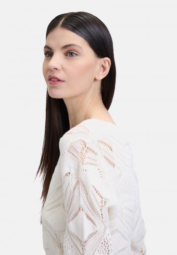 Пуловер с рукавом три четверти