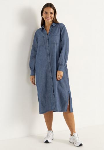 Джинсовое платье